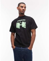 No Problemo - 100% Cotton T-Shirt With Wormhole Front Graphic - Lyst