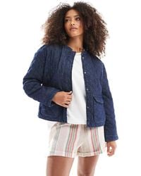 ONLY - Doorgestikt Denim Jack Met Zakdetail Aan De Voorkant - Lyst