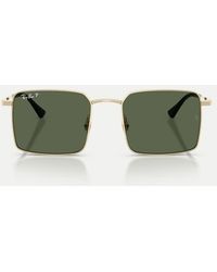 Ray-Ban - Idan Square Polarised Sunglasses With Lens - Lyst