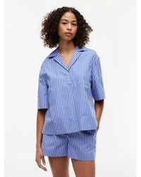 Tommy Hilfiger - Relaxed Fit Poplin Short Sleeve Shirt - Lyst