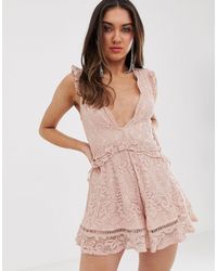 love triangle lace jumpsuit