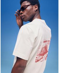 Abercrombie & Fitch - Destination Back Print Cropped T-shirt - Lyst