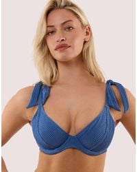 Peek & Beau - Hattie Crinkle Underwired Bikini Top - Lyst