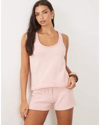 ASOS - Knit Cotton Blend U-scoop Cami Top - Lyst