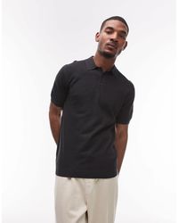Mango - – polohemd aus strick - Lyst