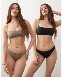 Weekday - Bikini Bottoms And Top 2 Pack - Lyst