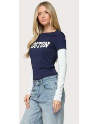 Edikted - Boston Layered Long Sleeve T Shirt - Lyst