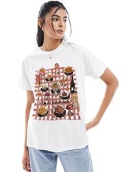ASOS - Regular Fit T-shirt With Food And Drink Graphic - Lyst