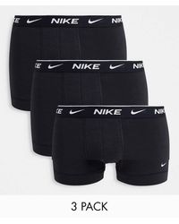 Nike - 3 Pack Cotton Stretch Trunks - Lyst