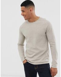 Jack & Jones - – essentials – strickpullover mit raglanärmeln und rundhalsausschnitt - Lyst