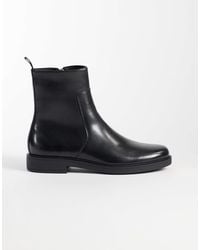 ASOS - Zip Up Boots With Seam Detail - Lyst