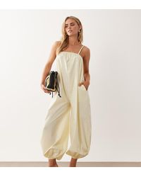 ASOS - Asos Design Petite Balloon Leg Jumpsuit - Lyst