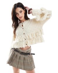 Miss Selfridge - – boho-strickjacke - Lyst