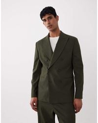 ASOS - Regular Double Breasted Suit Blazer - Lyst