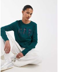 Gap - Large Logo Long Sleeve T-Shirt - Lyst