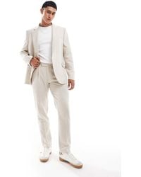 ASOS - Slim Wool Blend Suit Trousers - Lyst