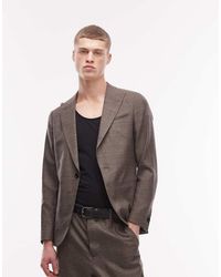 AllSaints - Clover Wool Blend Tailored Blazer - Lyst