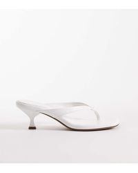 ASOS - Havana Toe Thong Kitten Heel Sandals - Lyst