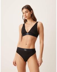 Calvin Klein - Graphic Logo Thong - Lyst
