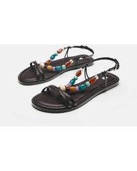 Pull&Bear - – flache sandalen - Lyst
