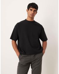 ASOS - – hochwertiges, kastiges oversize-t-shirt aus interlock-jersey - Lyst