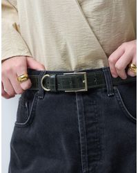 ASOS - Gürtel mit eckiger schnalle für hüfte und taille - Lyst