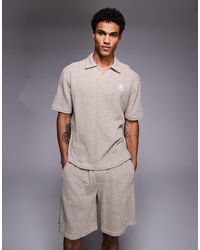 Good For Nothing - Co-Ord Knitted Boxy Polo - Lyst