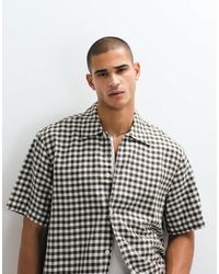 SELECTED - Linen Blend Short Sleeve Shirt - Lyst