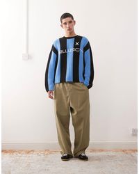 Collusion - – gestreifter fußball-pullover aus strick - Lyst