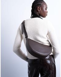 TOPSHOP - Cooper Cross Body Real Leather Bag - Lyst