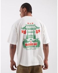 ASOS - Oversized T-shirt With Saigon Dragon Graphic - Lyst