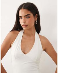 ASOS - Polyamide Slinky Halterneck Top - Lyst