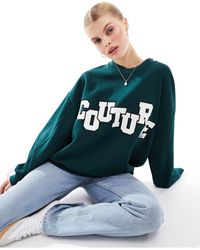 The Couture Club - Applique Sweatshirt - Lyst