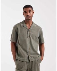 ASOS - Co-Ord Textured Revere Shirt - Lyst