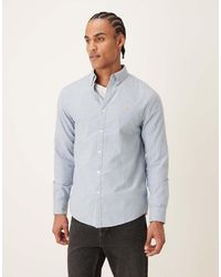 Farah - Steen Long Sleeve Casual Logo Shirt - Lyst