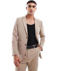 SELECTED - Wool Blend Slim Fit Suit Jacket - Lyst