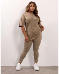 Yours Clothing - Elasticated Basic Leggings - Lyst