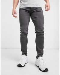 Only & Sons Skinny-fit Jeans - Grijs