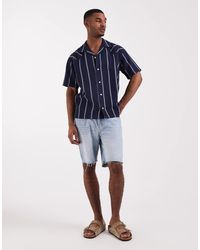 Wrangler - Cowboy Straight Fit Denim Shorts - Lyst