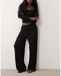 Abercrombie & Fitch - Ribbed Jersey Balloon Fit Trousers - Lyst