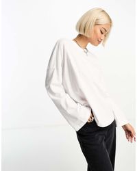 ONLY - Oversized Long Sleeve T-Shirt - Lyst