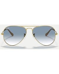 Ray-Ban - Aviator Gradient Pilot Sunglasses With Classic Lens - Lyst