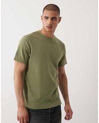 Threadbare - Crew Neck Textured T-shirt - Lyst