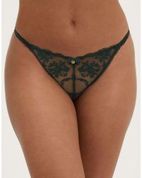 Boux Avenue - Zoe Embroidered Briefs Mesh Back High Leg Underwear - Lyst