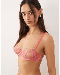 Bluebella - Soutien-gorge à armatures à broderies fleuries - limonade - Lyst