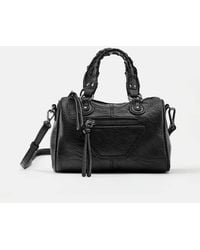 Pull&Bear - Borsa A Tracolla Nera - Lyst