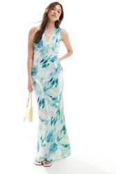 Vero Moda - V-Neck Open Back Maxi Dress - Lyst