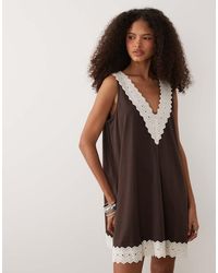 ASOS - A-line Mini Dress - Lyst