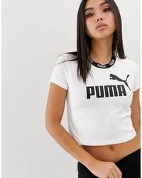 puma amplified cropped tee