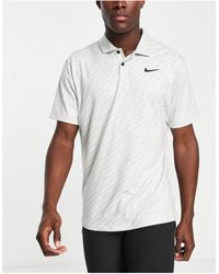 Nike Synthetic Zonal Cooling Roger Federer Striped Dri-fit Mesh Tennis Polo  Shirt in White for Men | Lyst Australia